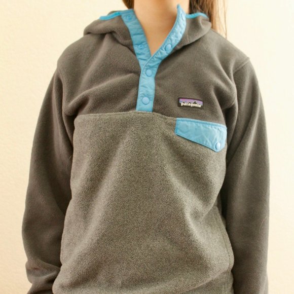 RARE- Patagonia Synchilla T-snap hooded pullover